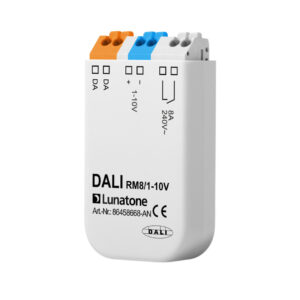 DALI til 1-10V Konverter m/relæudgang